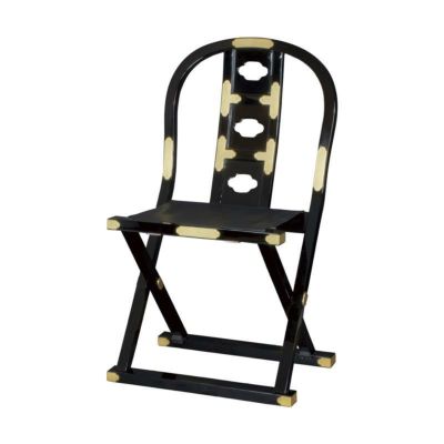 回転式曲禄 朱塗り 黒塗 （幅72cm×高さ84cm） 寺院用仏具 寺院用椅子