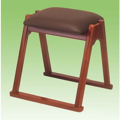 木製 本堂用椅子 TR-420 幅42cm×座高42cm（0500-4200）<br> 寺院用椅子 本堂椅子 寺院仏具 スタッキング 積重ね 収納