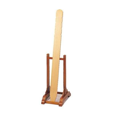 寺院用仏具 1本立塔婆立［栓］/卒塔婆立て お墓用塔婆立て 卒塔婆 とうば お墓 木製 寺院 お寺 (3320-0000)