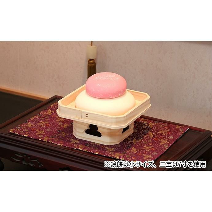 お鏡餅白 樹脂製 大サイズ 三升重ねキャップ付き 正月 おもち