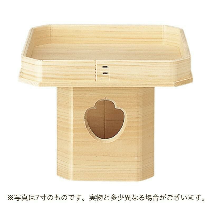 三宝 三方 供物台 丸盆付き　神台 仏具 神具 三宝 三方 供物台 丸盆付き 神台 仏具 神具