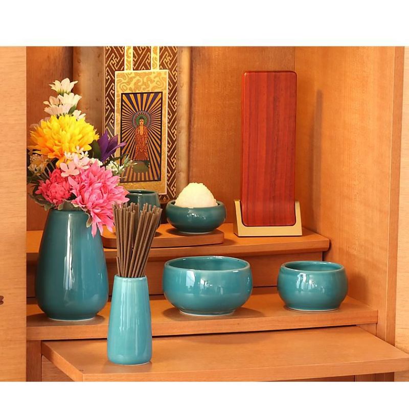 仏具セット 国産 陶器セット 火立て 花立て 仏器 茶器 仏壇 仏具 10095701_p6.jpg
