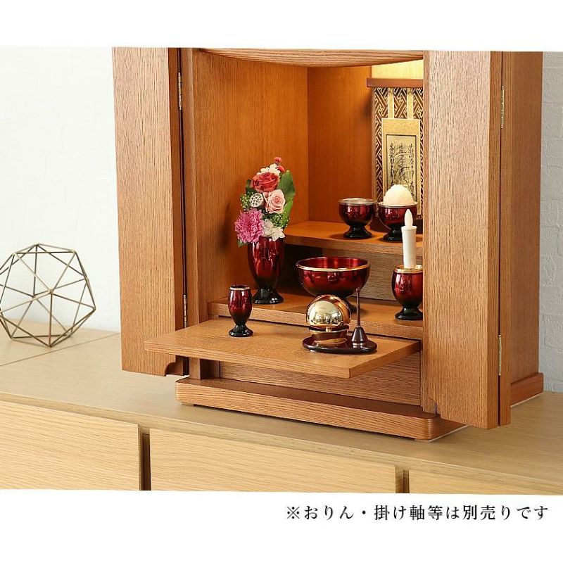 おりん3点セット　(仏具、仏壇) 25 仏具セット【三日月シルバー彫金 6点セット 3寸+おとずれりん銀