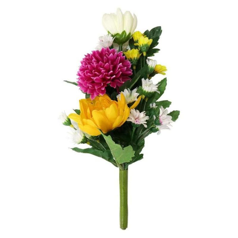 メール便無料 仏花(L) 造花（1束）高さ27～33cm 選べる3種 仏壇 仏具