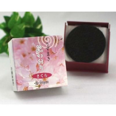 【花かおり】 さくらうずまきタイプ 10巻入 線香 家庭用 進物用 仏壇用