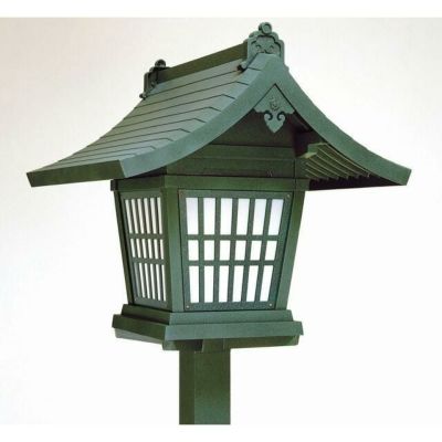 献灯篭 宮島 アルミニウム製 （朱色） 燈籠 献灯台 燈篭 神社 仏具灯篭