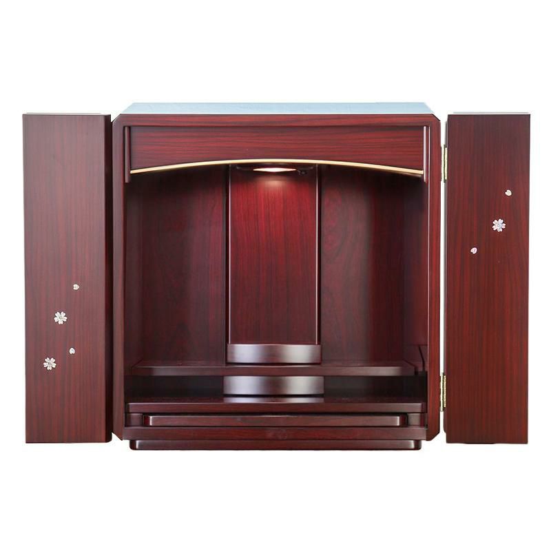 仏壇 モダン ミニ 仏具セット 「スピカセット 桜のラデン入り」 螺鈿